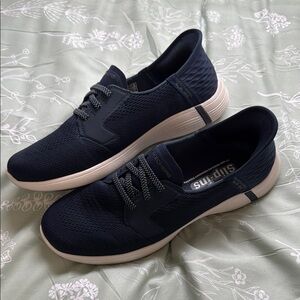 Skechers Navy Slip-On Sneakers
